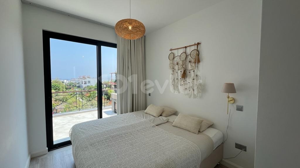 Beautiful 2+1 penthouse with a stunning Sea & Mountain view for Sale in Bahçeli region 