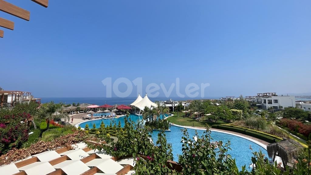 Beautiful 2+1 penthouse with a stunning Sea & Mountain view for Sale in Bahçeli region 