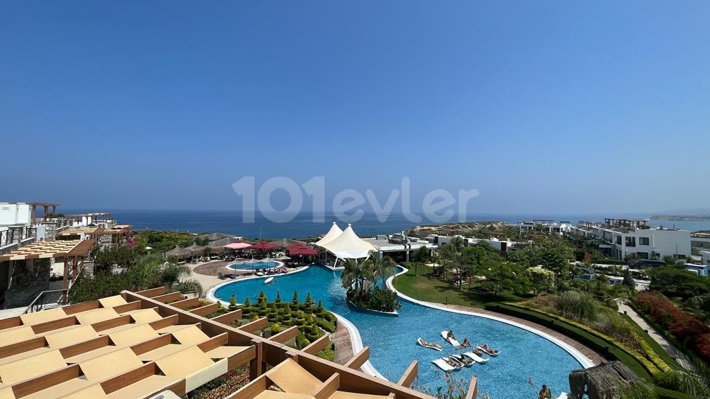 Beautiful 2+1 penthouse with a stunning Sea & Mountain view for Sale in Bahçeli region 