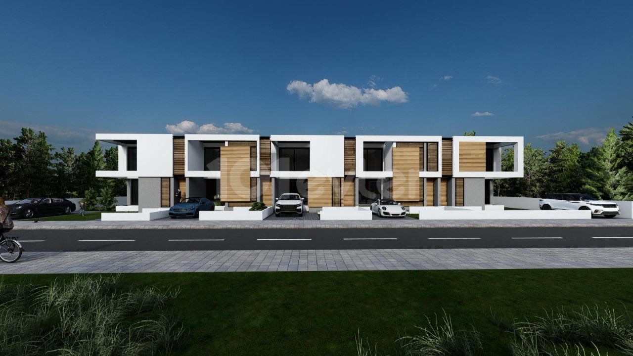 3+1 TWIN VILLAS FOR SALE IN NICOSIA/YENIKENT, DELIVERED IN JULY 2024..0533 859 21 66