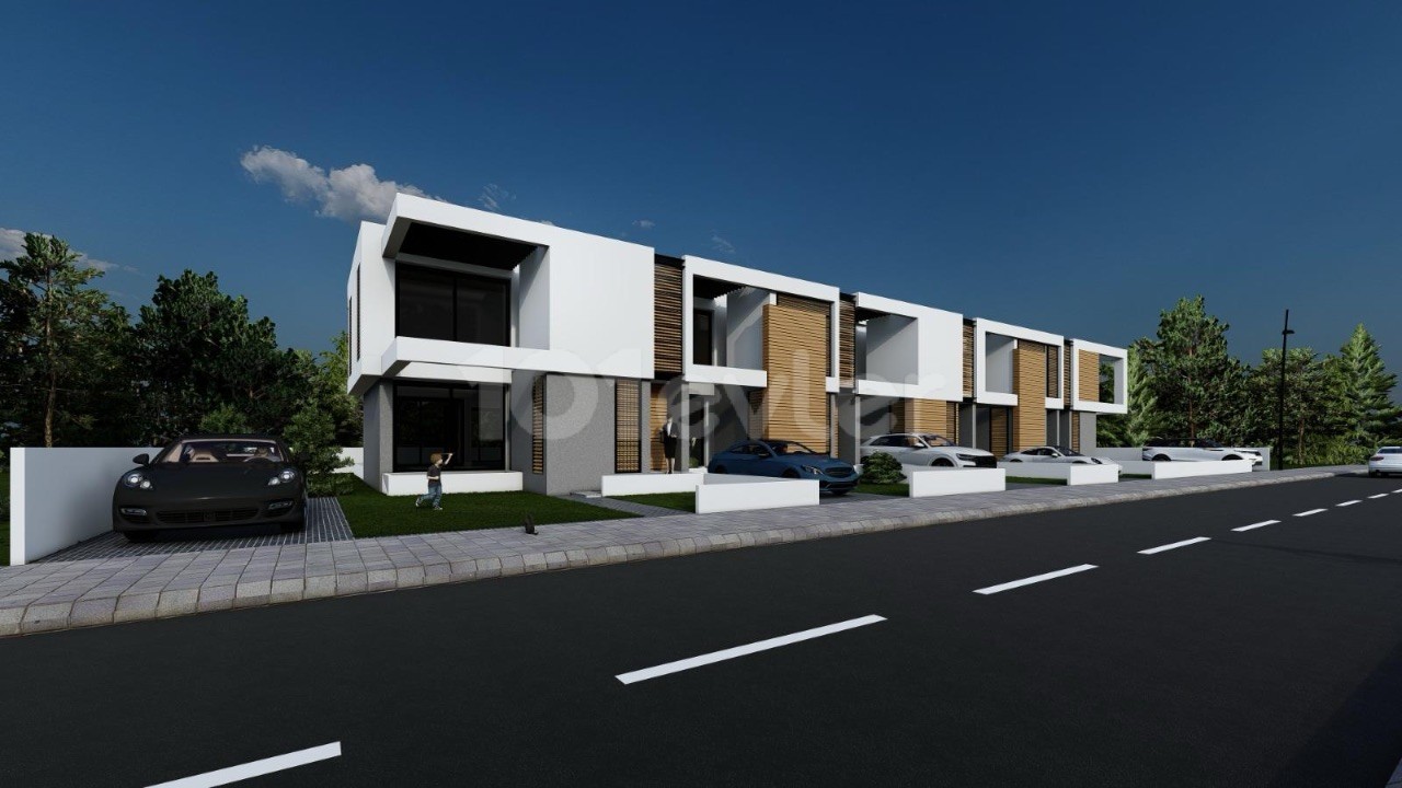 3+1 TWIN VILLAS FOR SALE IN NICOSIA/YENIKENT, DELIVERED IN JULY 2024..0533 859 21 66