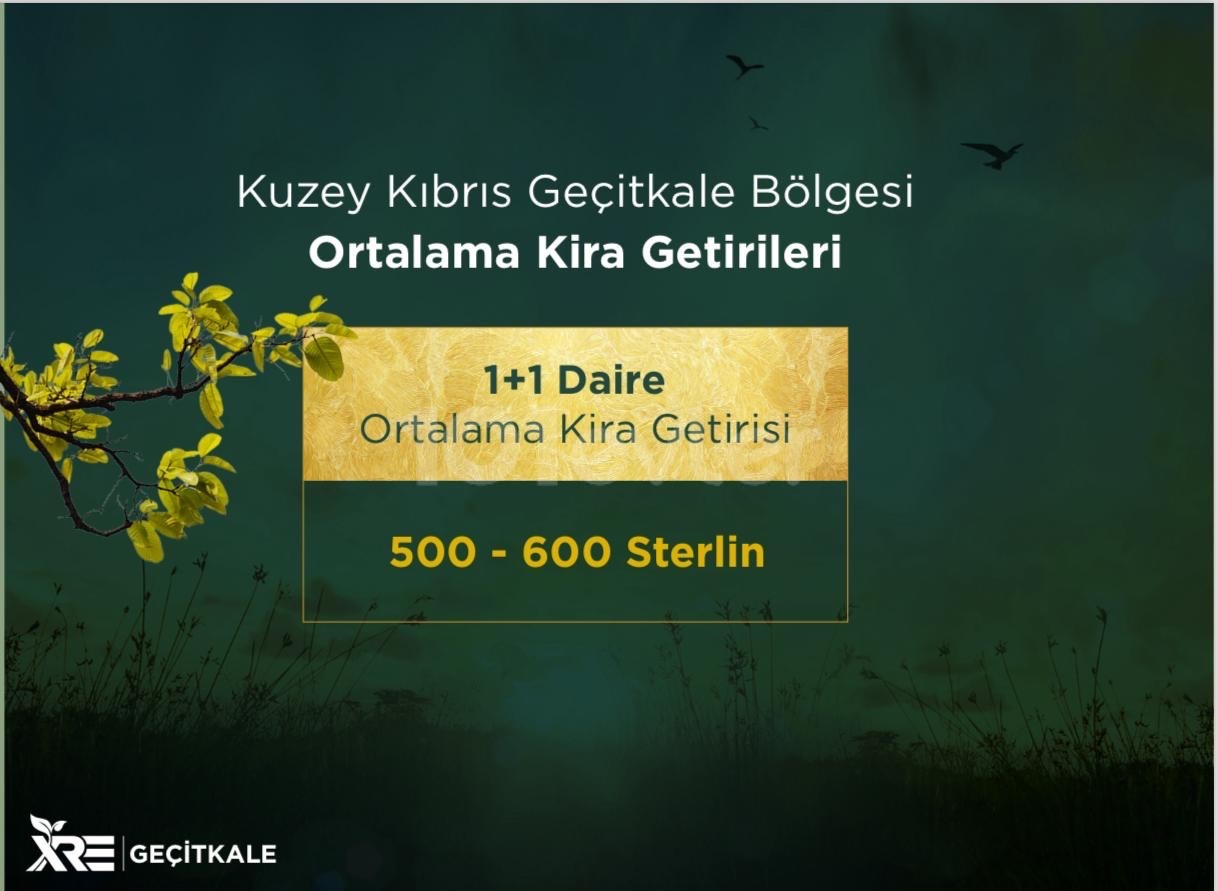 1+1 КВАРТИРА В ФАМАГУСТА/ГЕЧИТКАЛЕ, 130 м2 С ГАРАНТИЕЙ, КВАРТИРА В ФАЗЕ ПРОЕКТА НА ПРОДАЖУ..0533 859 21 66