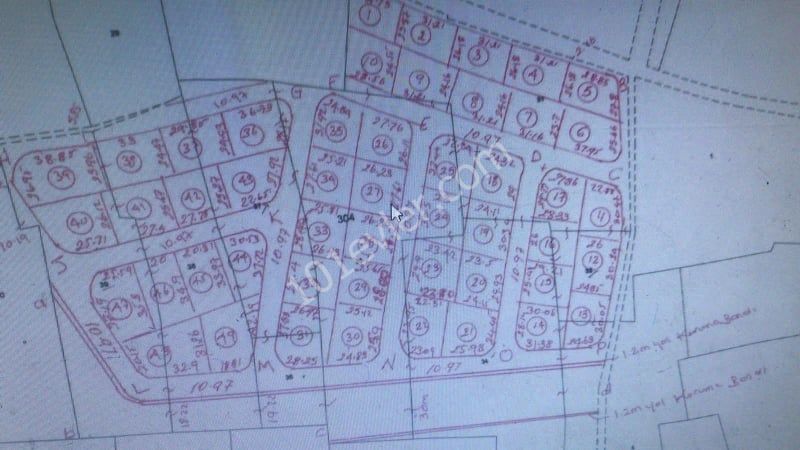 A plot of 763 m2 for sale in the Zefir district of Nicosia, 100 meters from the road with 2 floors decision763 ** 