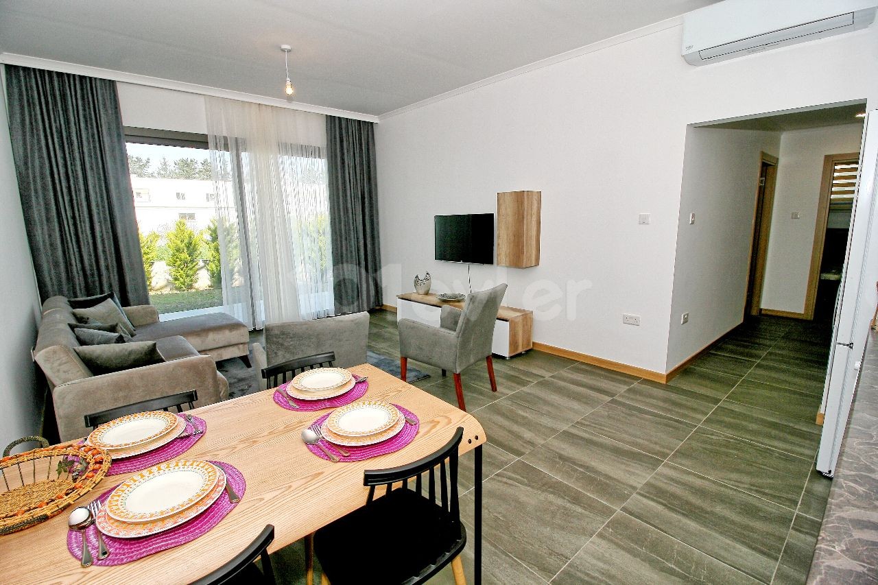 Garden Floor Flat for Rent with a Magnificent Location in Kyrenia!!