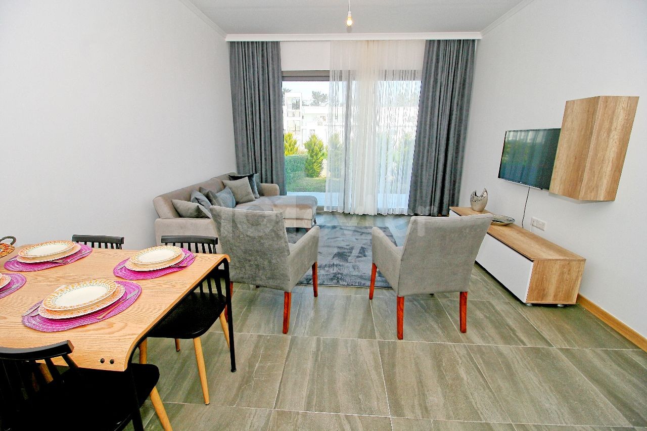 Garden Floor Flat for Rent with a Magnificent Location in Kyrenia!!