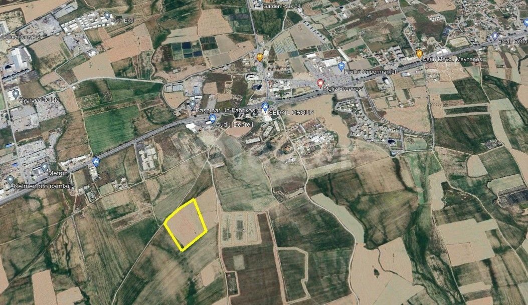 23 Acres in Minareliköy mit Zoneneinteilung nach Chapter 96