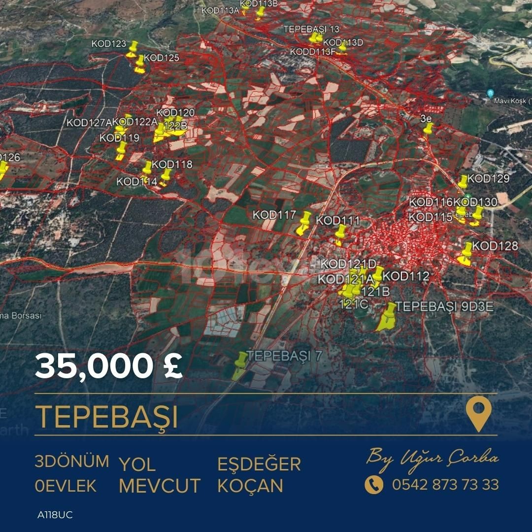 TEPEBAŞI INVESTMENT LANDS PRICE NOT TO BE MISSED