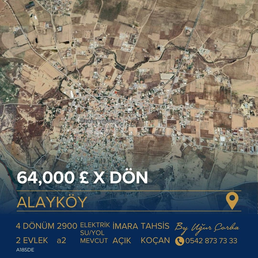 CHECK OUT OUR LANDS THAT WE OFFER TO YOU WITH OPEN/CLOSED OPEN FOR DEVELOPMENT OPTIONS IN NICOSIA REGION!