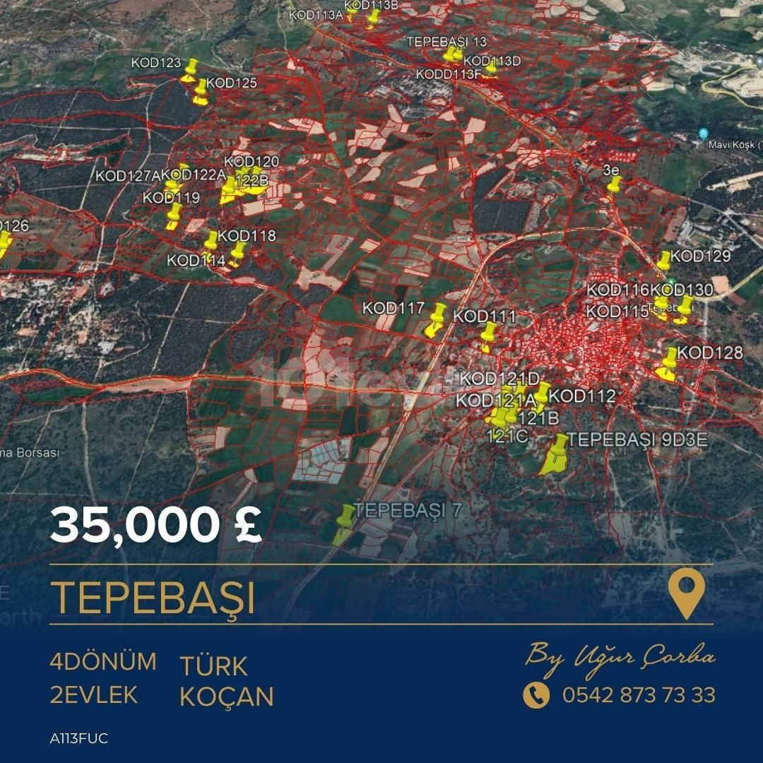 Schauen Sie sich die Grundstücke an, die wir Ihnen mit offenen/geschlossenen Entwicklungsoptionen in der Region Kyrenia anbieten!