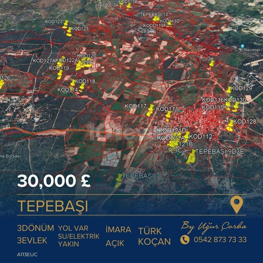 Schauen Sie sich die Grundstücke an, die wir Ihnen mit offenen/geschlossenen Entwicklungsoptionen in der Region Kyrenia anbieten!