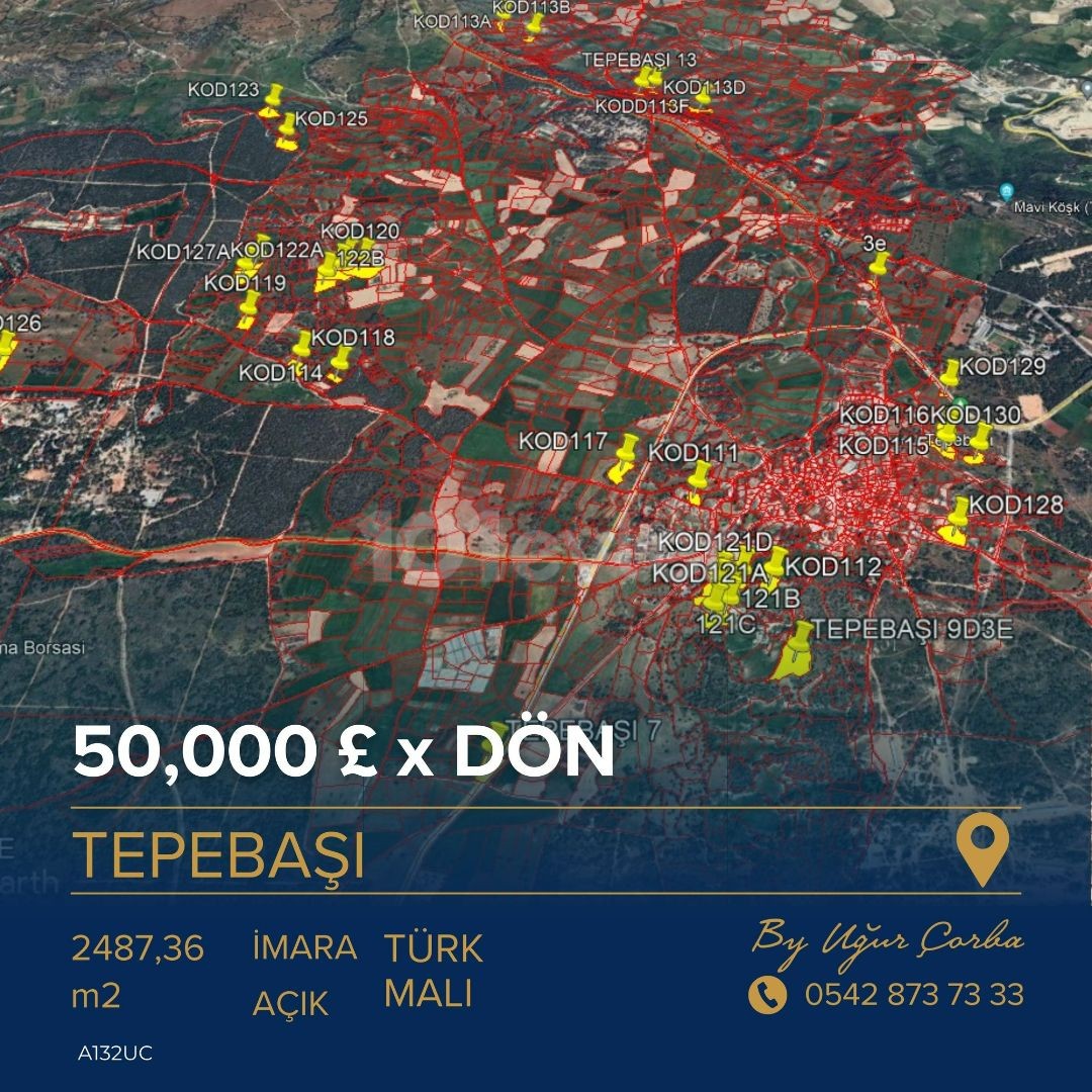 CHECK OUT THE LANDS WE OFFER TO YOU WITH OPEN/CLOSED OPEN FOR DEVELOPMENT OPTIONS IN THE Kyrenia REGION!