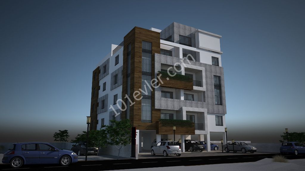 Nicosia-K.80 m2 Net Penthouse Apartments With Elevator in Kaymaklı Piggies Cape District ** 