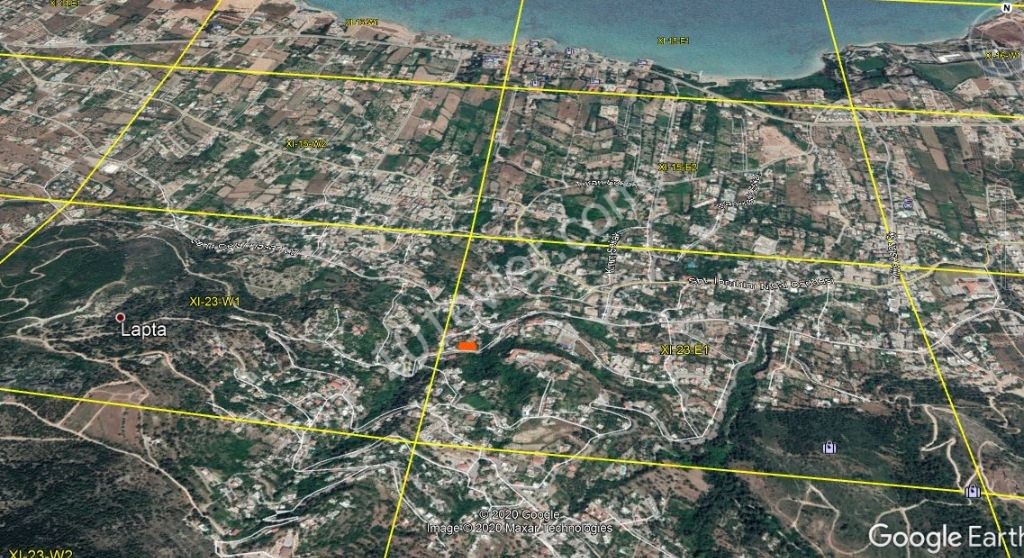 Residential Zoned Plot For Sale in Lapta, Kyrenia