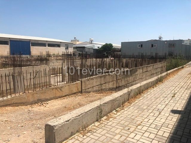 ALAYKOY INDUSTRIAL ZONE 1. AT THE STAGE, ALL PERMITS WERE OBTAINED, THE BASEMENT WAS POURED. ** 