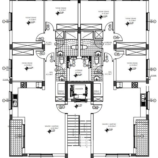 3+1 FLATS WITH ELEVATOR BEHIND FURNITURE IN GÖNYELİ ** 