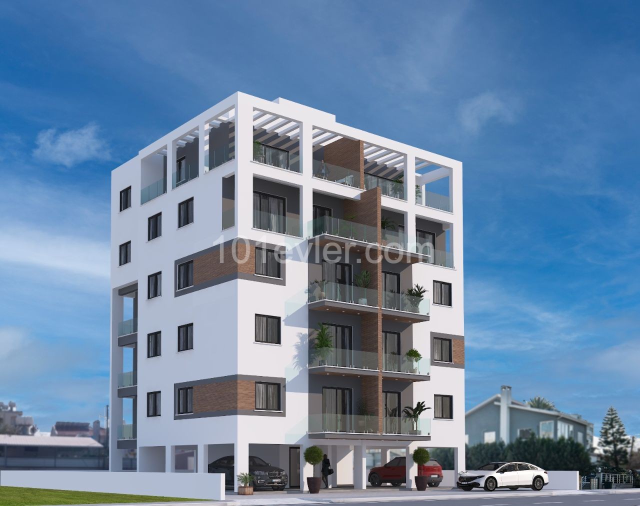 2+1 FLATS WITH ELEVATOR IN KÜCÜK KAYMAKLI WITH PAYMENT TO THE COMPANY ** 