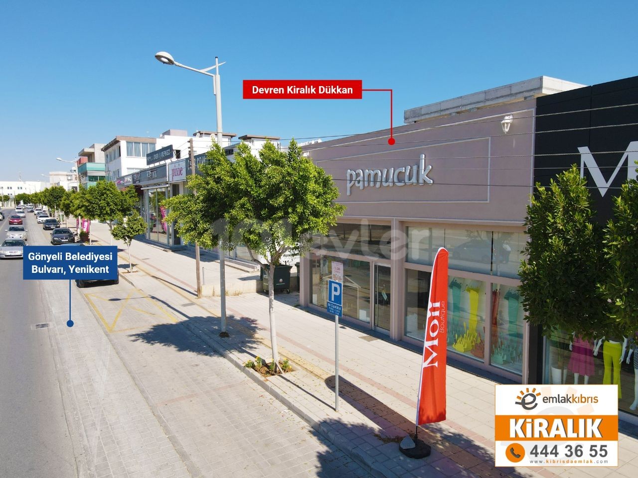 Nikosia Yenikent Municipal Boulevard Es Ist Zeit, Ihr Geschäft Auf Ein Neues Niveau Zu Bringen, An Einem Beliebten Einkaufsplatz An Der Hauptstraße! ** 