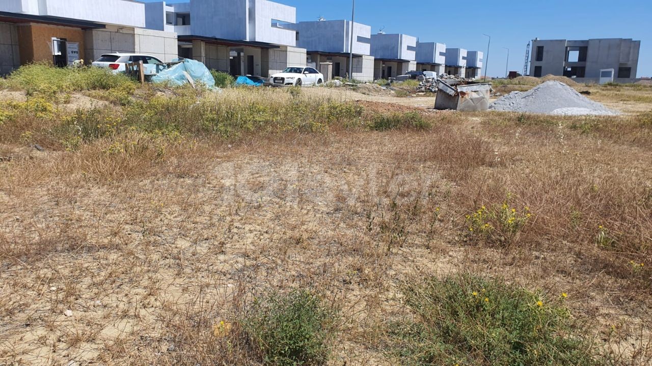 In Yenikent, the most prestigious area of Nicosia, 850 m2 in size, with a green area behind it, 2 floors residential zoning, Turkish Property Land for Sale !!!