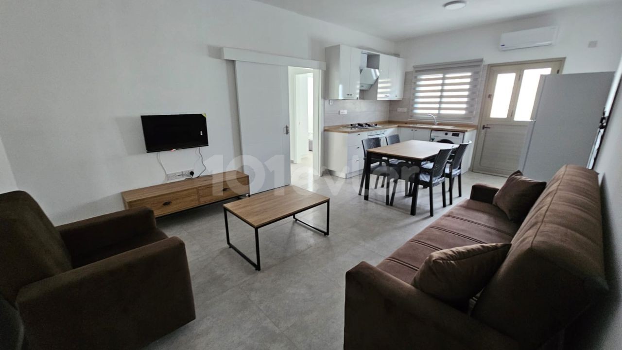 FULLY LUXURY FURNISHED COMPLETE RENTAL BUILDING IN NICOSIA KÜÇÜK KAYMAKLI, ON THE SERVICE ROUTE, 50 METERS FROM THE MAIN STREET, CONSISTING OF A TOTAL OF 10 FLATS