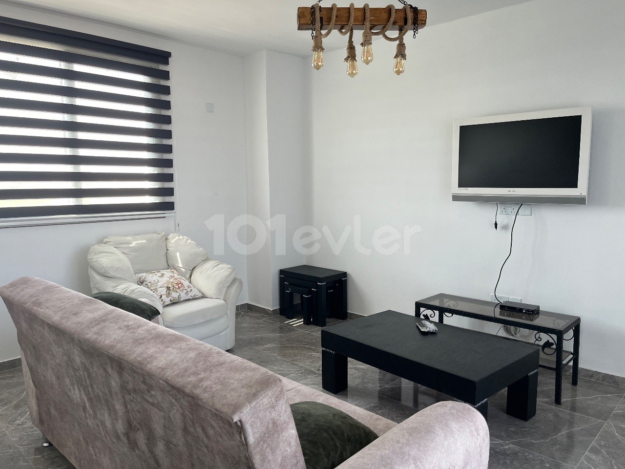 1+1 Fully Furnished Flats for Those Looking for a Quiet and Peaceful Life in Ötüken, 3 km from Iskele Center