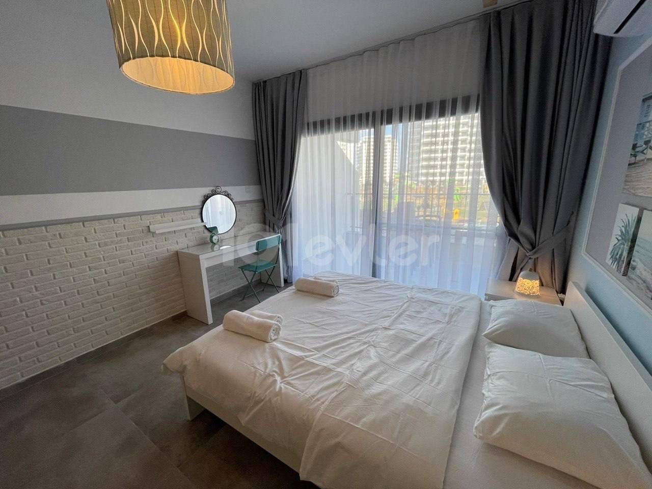 Инвестиционный купон на квартиру в курорте Искеле Сезар с концепцией отеля AirBnb и средней дневной доходностью 30 евро за бронирование.