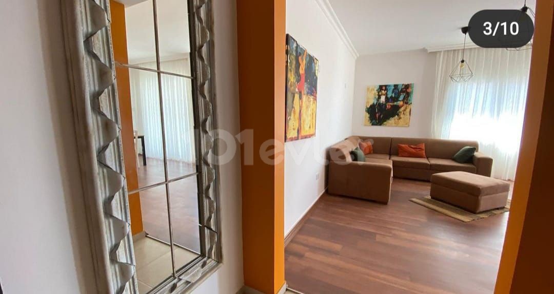 Gönyeli'de 3+2 Kiralık eşyalı daire