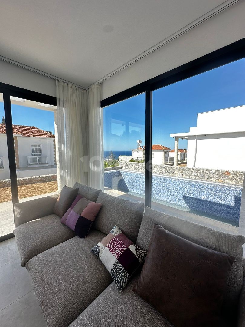 Completely brand new, single-storey, modern villa with private pool in Esentepe!