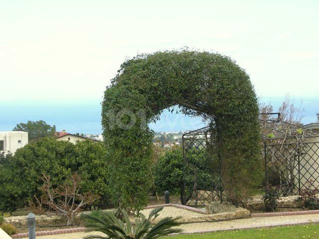 Кирения /Каталкойский район в зелени в саду большой виллы