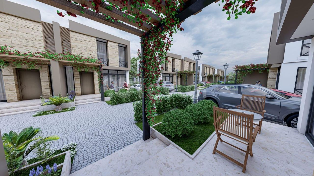 Semi-detached villas for sale close to Kyrenia Center