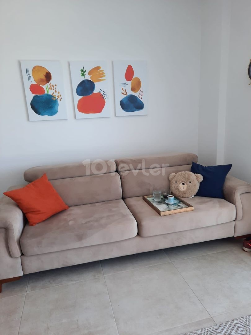 FULLY FURNISHED 1+0 FLAT FOR SALE IN NORTH CYPRUS İSKELE LONG BEACH AREA