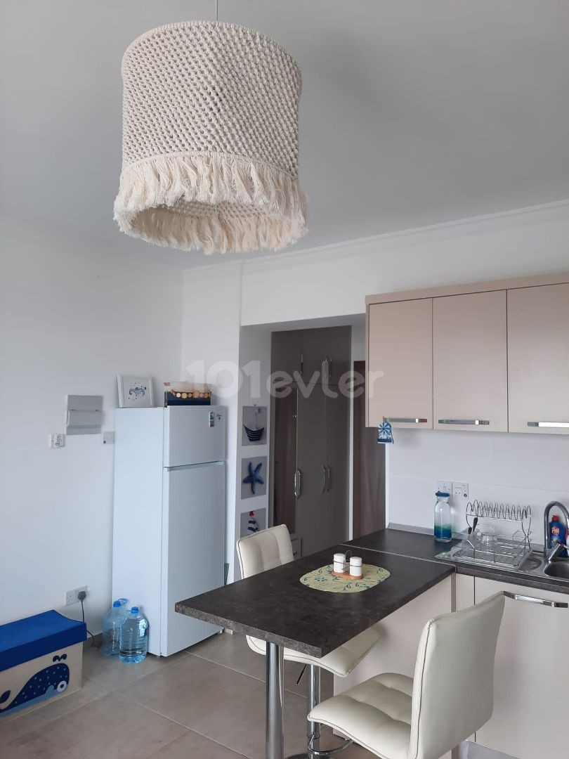 FULLY FURNISHED 1+0 FLAT FOR SALE IN NORTH CYPRUS İSKELE LONG BEACH AREA