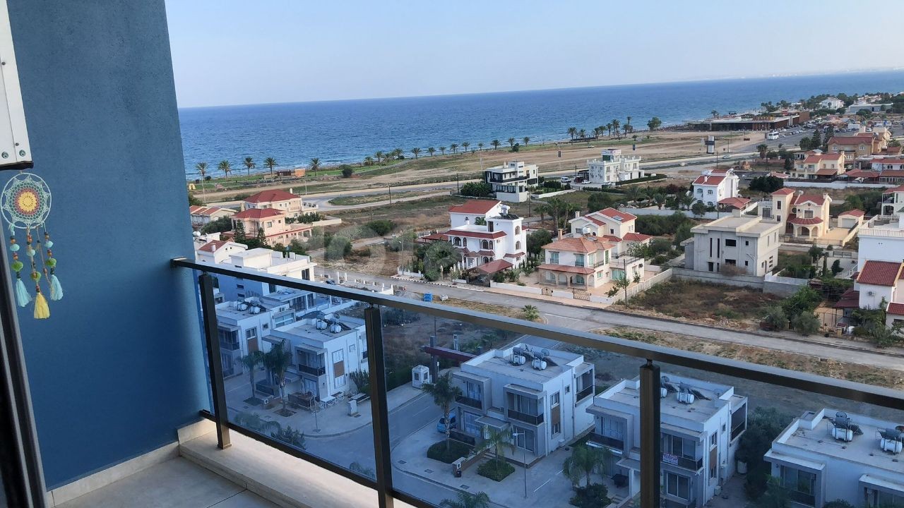 FULLY FURNISHED 1+0 FLAT FOR SALE IN NORTH CYPRUS İSKELE LONG BEACH AREA