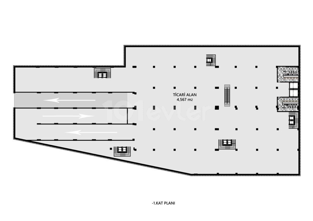 Einkaufszentrum in Kyrenia Zentrum genehmigt Projekt - Visa Land ** 