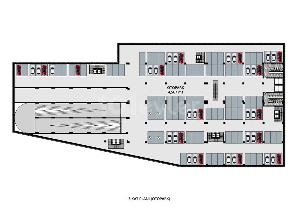 Einkaufszentrum in Kyrenia Zentrum genehmigt Projekt - Visa Land ** 