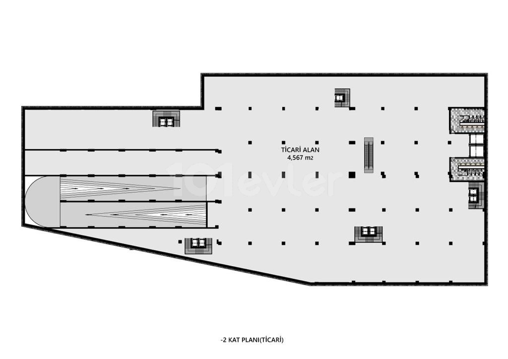 Einkaufszentrum in Kyrenia Zentrum genehmigt Projekt - Visa Land ** 