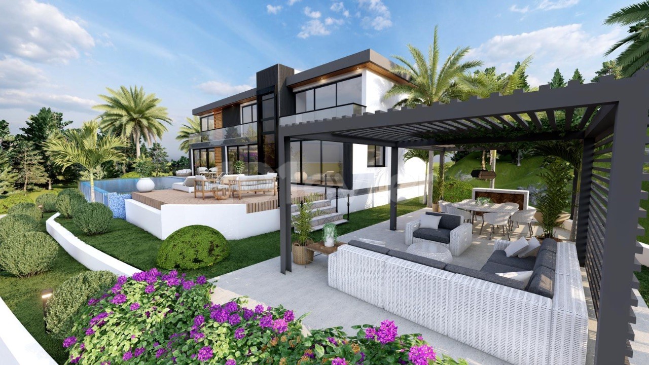 Luxuriöse 4+1 Villa zu verkaufen in Kyrenia Edremit