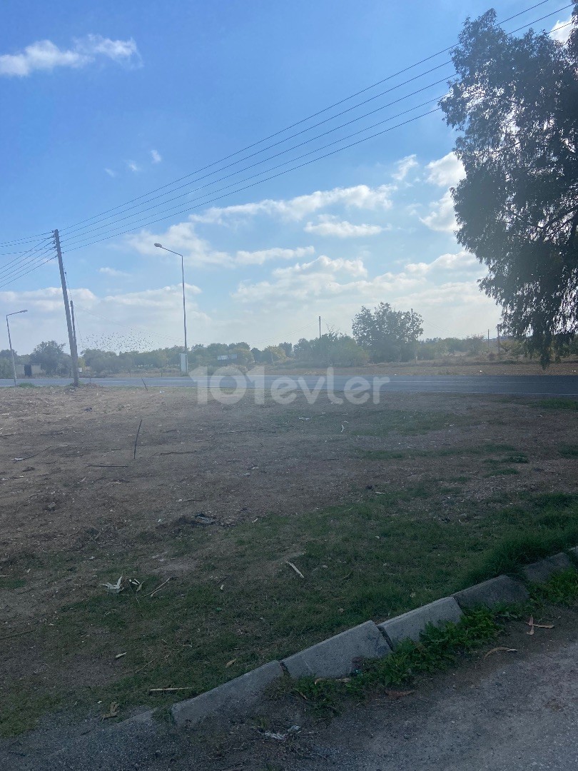 Turkish made land with commercial permit for sale in Kyrenia Bogaz region