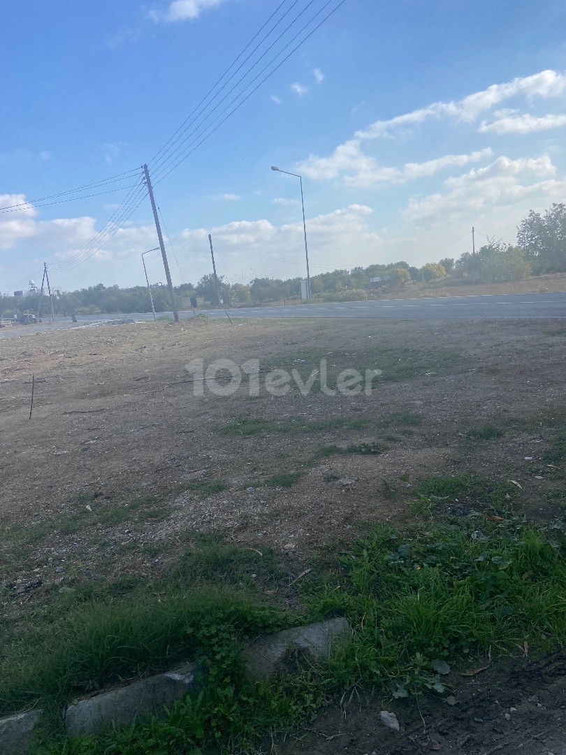 Turkish made land with commercial permit for sale in Kyrenia Bogaz region