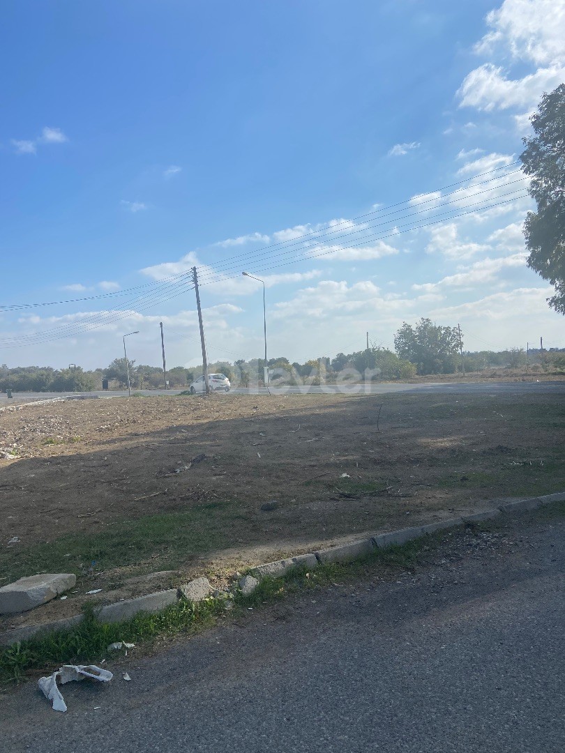 Turkish made land with commercial permit for sale in Kyrenia Bogaz region