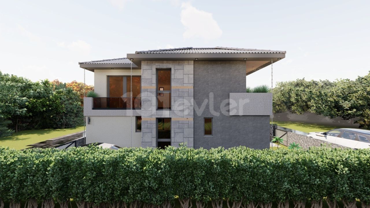 Ultra luxury 4+1 villa with mountain and sea views in Kyrenia