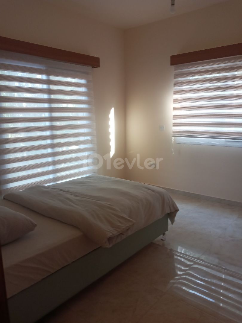 3+1 sea view, fully furnished flat for rent in Lefke Gemikonagi