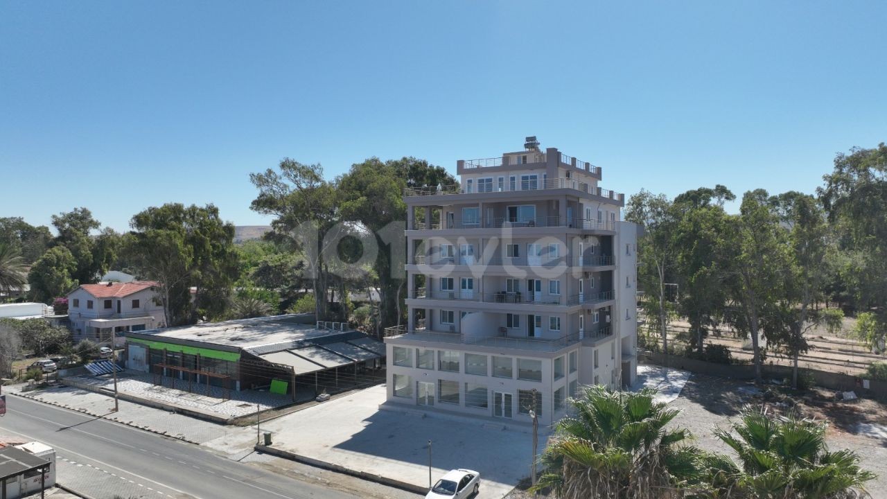 3+1 sea view, fully furnished flat for rent in Lefke Gemikonagi