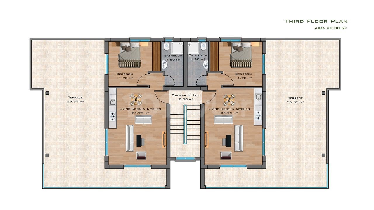 ⭐️10.000 Pfund unter dem Marktpreis - 1+1 Wohnung in der Gegend von Long Beach in der Stadt Skelte - Projekt Royal Sun Elite (von Novinlar) - Lieferung im Mai 2024 #01034