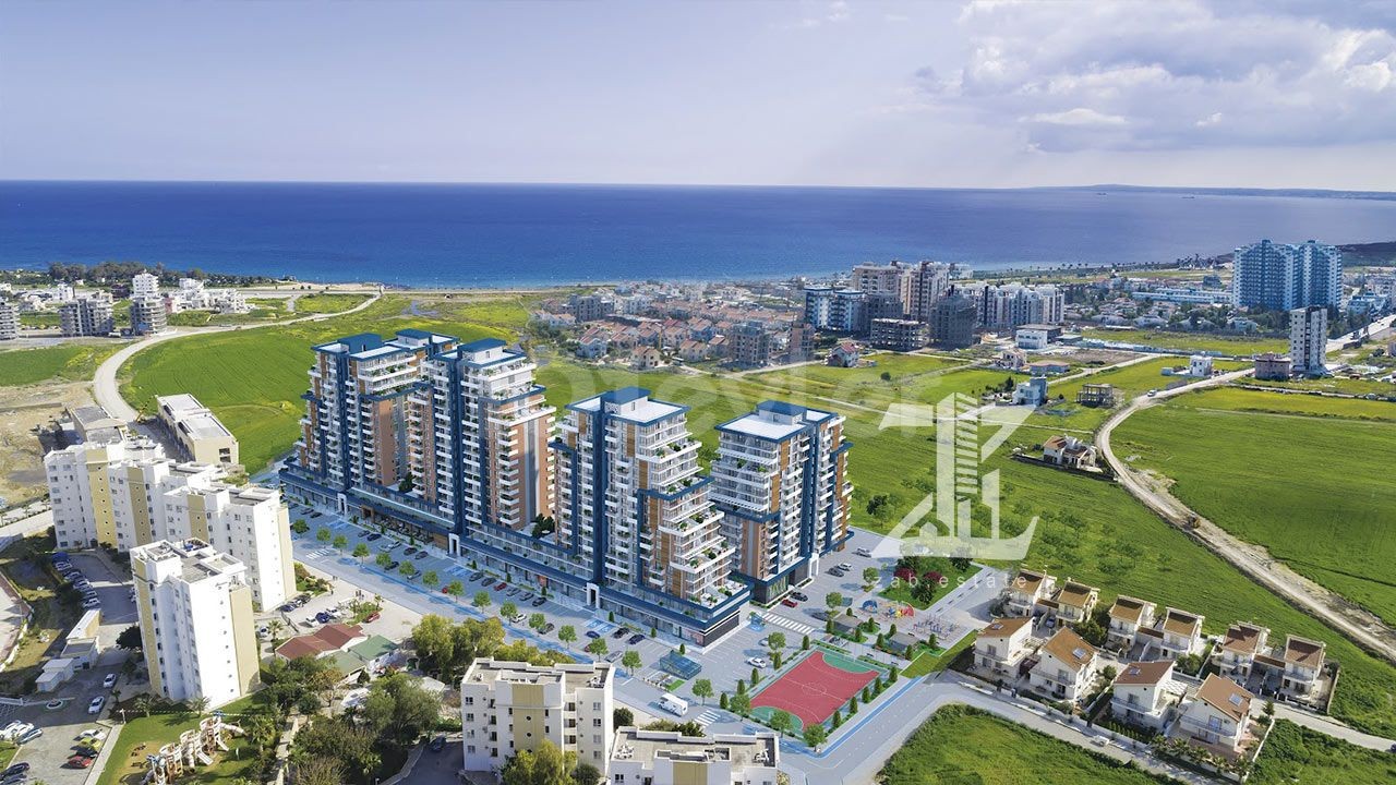 2+1 oda daire, 84 metrekare - İskele'de - Long Beach - Riverside Projesi (Yeniyalılar) - Nisan 2024'te teslim. #01028