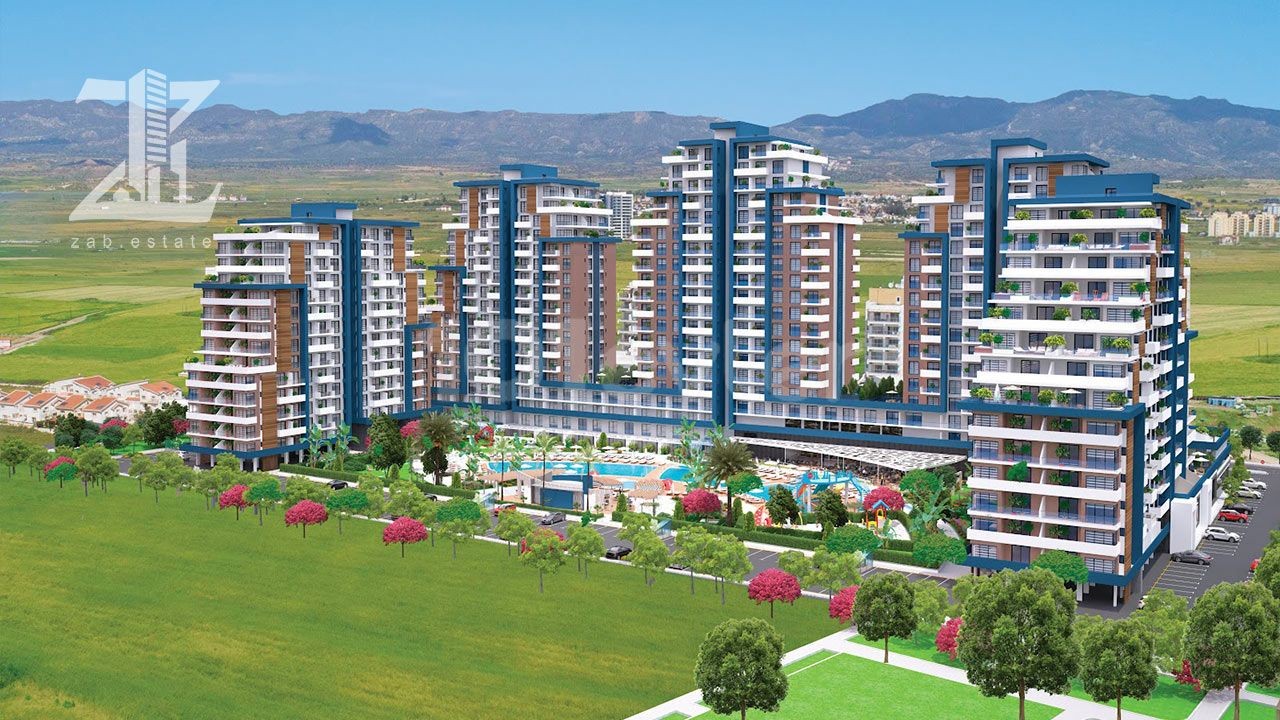 2+1 oda daire, 84 metrekare - İskele'de - Long Beach - Riverside Projesi (Yeniyalılar) - Nisan 2024'te teslim. #01028