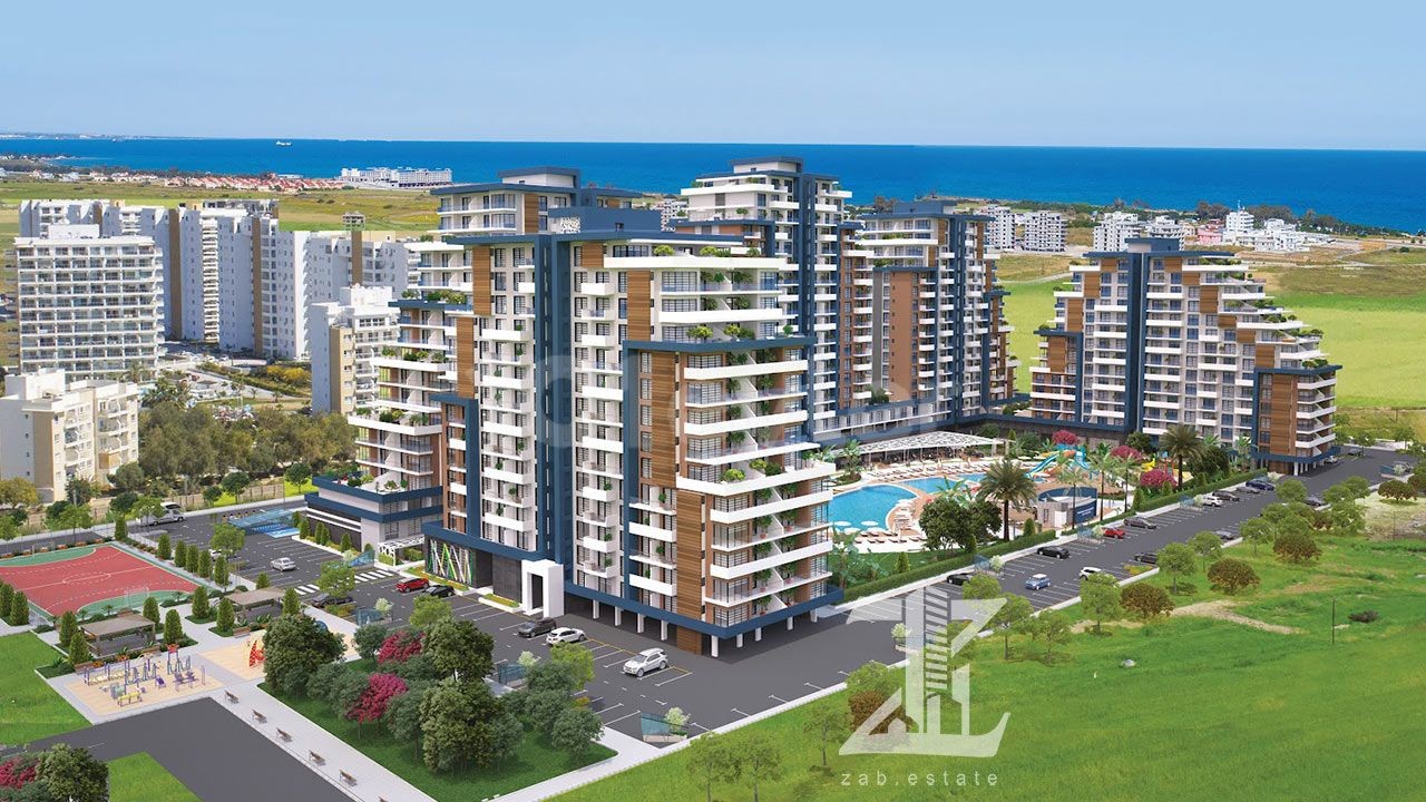 2+1 oda daire, 84 metrekare - İskele'de - Long Beach - Riverside Projesi (Yeniyalılar) - Nisan 2024'te teslim. #01028