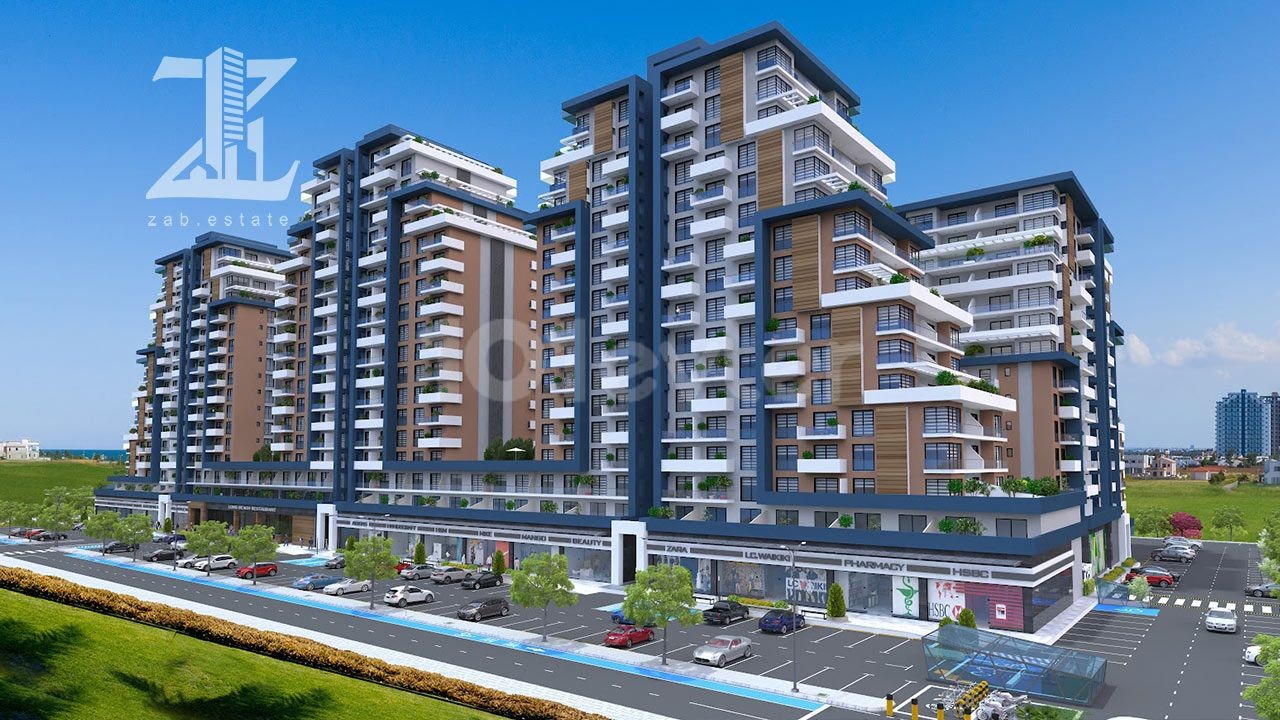 آپارتمان 2+1 مساحت 84 مترمربع - در اسکله - لانگ بیچ - پروژه ریورساید (نویانلار) - تحویل در آوریل 2024 #01028