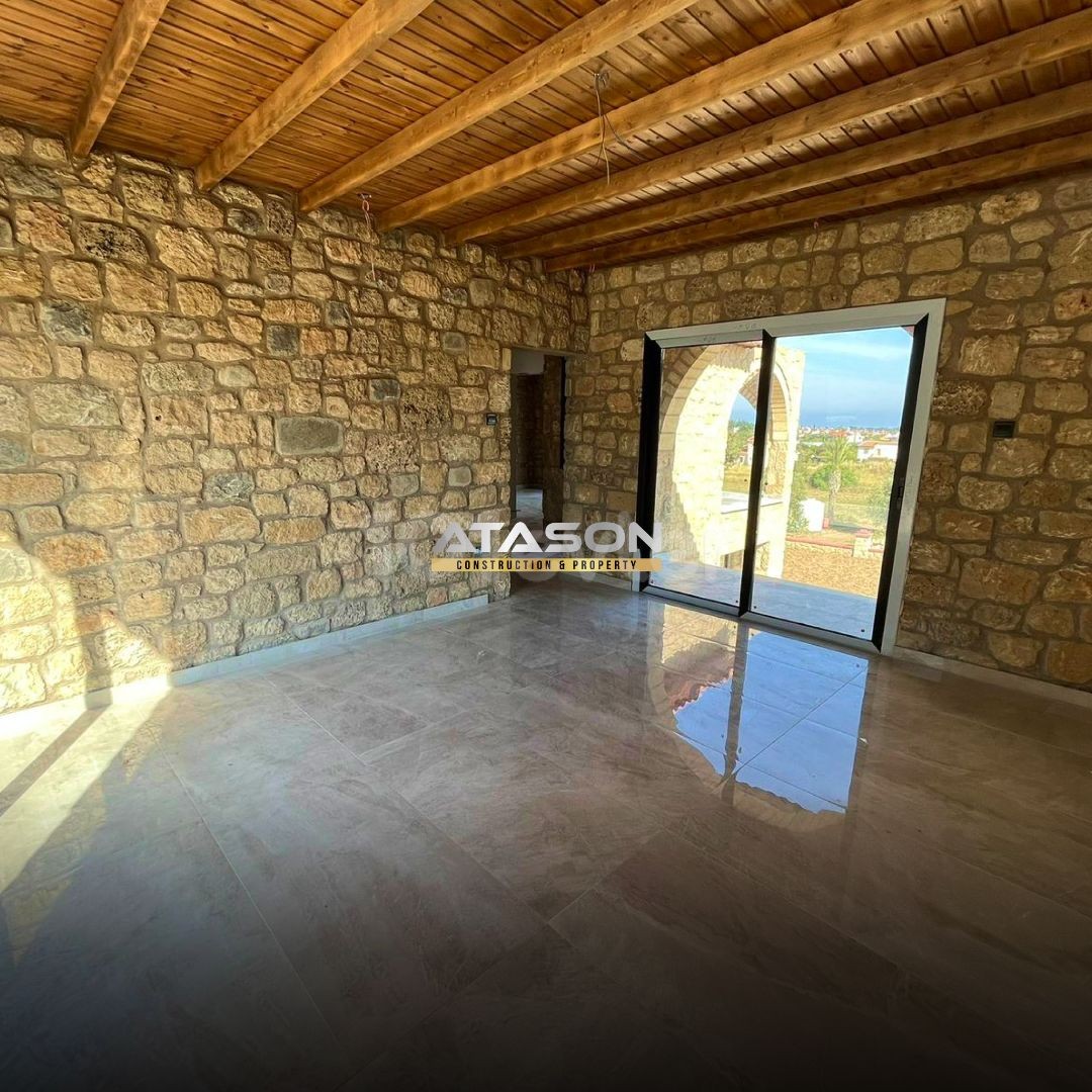 ULTRA LUXURY 4+1 STONE VILLA FOR SALE IN GIRNE KARSIYAKA..!