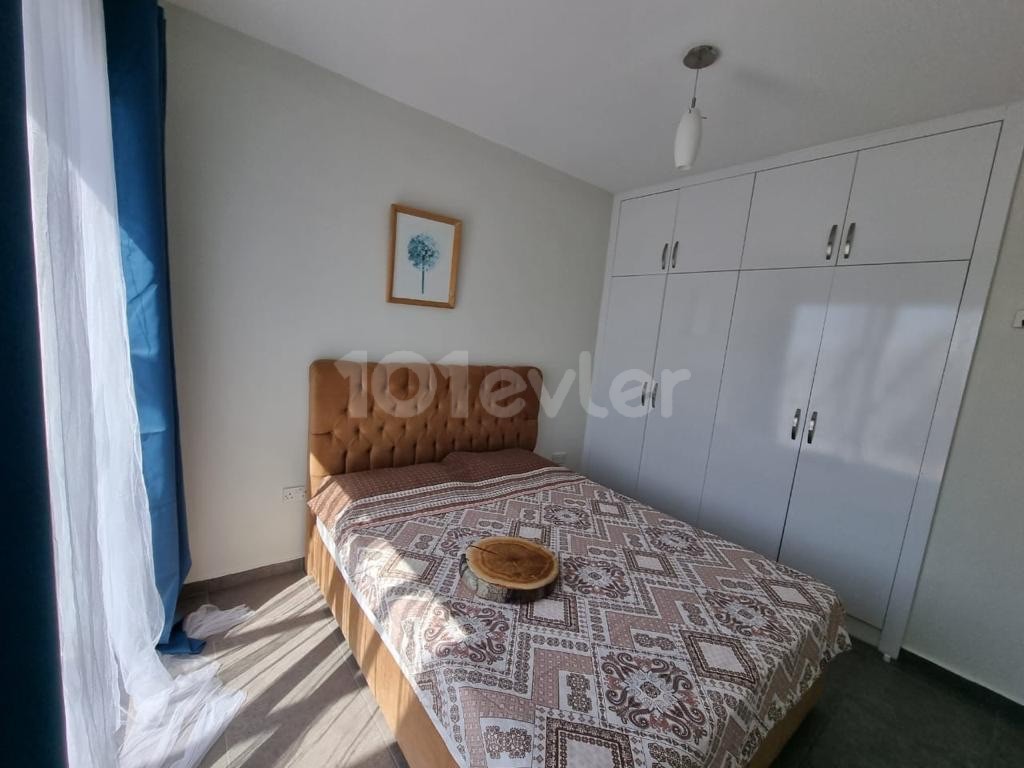 Esentepe'de 1+1 Turtle Bay Village'da Kiralık 450 STG