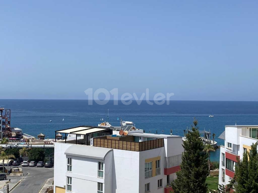 Girne Kaşgar, Deniz Manzaralı Kiralık 2+1 daire 700£ / +905338202346